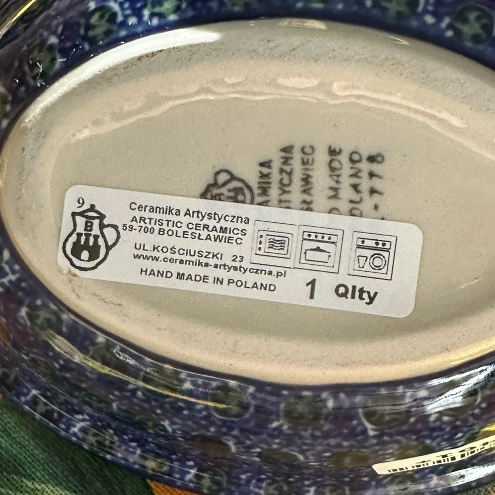NWT Polish Pottery 5